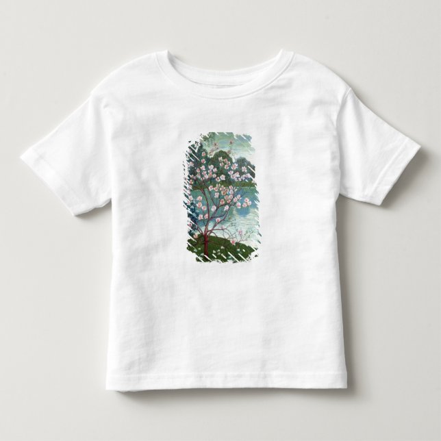 Camiseta Infantil Magnólia (óleo em canvas) (Frente)