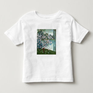 Camiseta Infantil Magnólia (óleo em canvas)