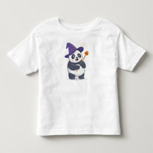 Camiseta Infantil Mago Panda Caprichoso com Chapéu Mágico
