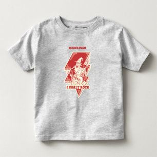 Camiseta Infantil Mago tocando violão