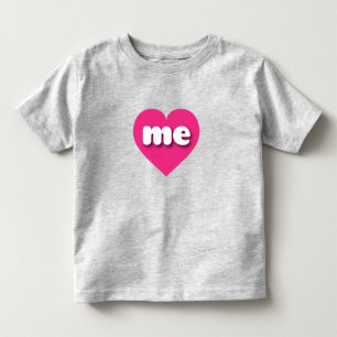Camiseta Infantil Maine Hot Pink Heart - Amor