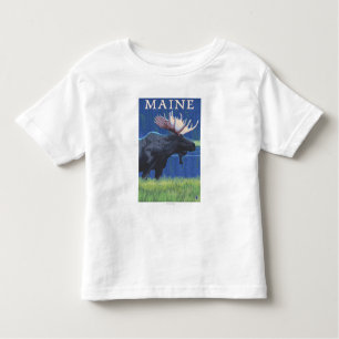 Camiseta Infantil MaineMoose no luar