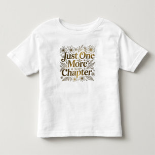 Camiseta Infantil Mais um Capítulo Presente Floral para Amantes de L
