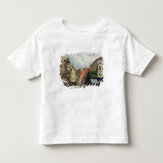Camiseta Infantil Maison Mathieu, Grande-Rua, Colmar, 1876 (Frente)