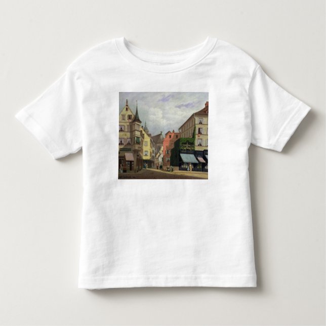 Camiseta Infantil Maison Mathieu, Grande-Rua, Colmar, 1876 (Frente)