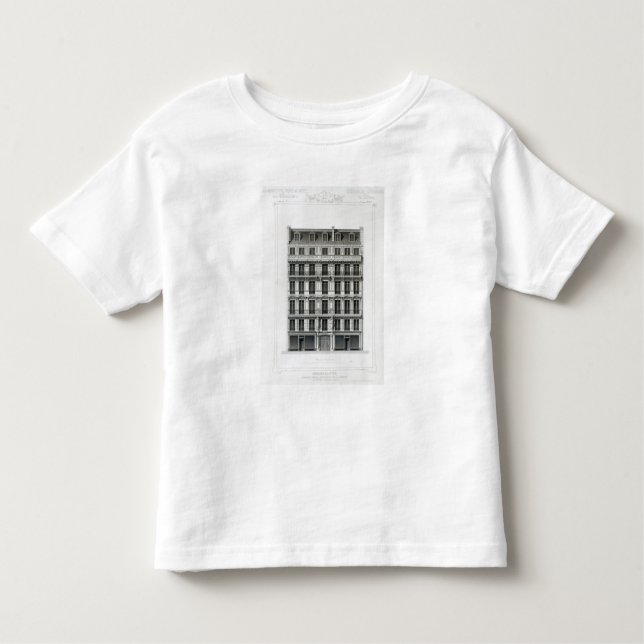 Camiseta Infantil Maison um Loyer, nenhuns 3 Rua de la Paix, Paris (Frente)