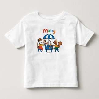 Camiseta Infantil Maisy e Cyril Snacktime na Praia