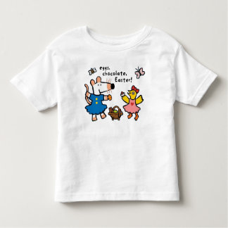 Camiseta Infantil Maisy e Tallulah Páscoa
