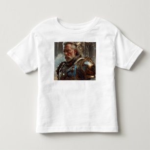 Camiseta Infantil Majestade Regal Steampunk King Toddler T-Shirt
