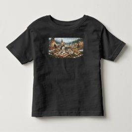 Camiseta Infantil Malamute Nativo