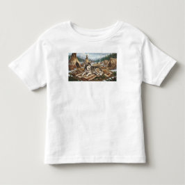 Camiseta Infantil Malamute Nativo
