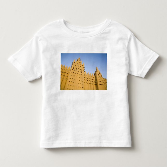 Camiseta Infantil Mali, Djenne. Grande Mesquita (Frente)