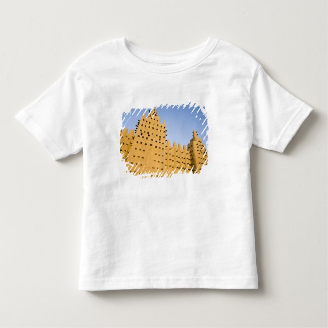 Camiseta Infantil Mali, Djenne. Grande Mesquita (Frente)