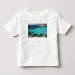 Camiseta Infantil Malta, Ilha Comino, A Lagoa Azul