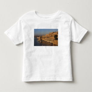 Camiseta Infantil Malta, Valletta, vista do porto a partir de Lower