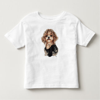 Camiseta Infantil Maltipoo náutico Camisa-serra para Todlers