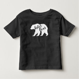 Camiseta Infantil Mama Bear Chá de fraldas Woodland Lodge