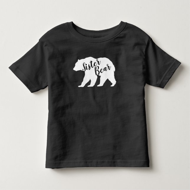 Camiseta Infantil Mama Bear Chá de fraldas Woodland Lodge (Frente)
