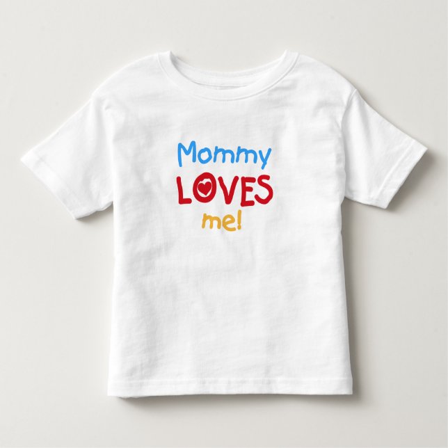 Camiseta Infantil Mamãe me ama (Frente)