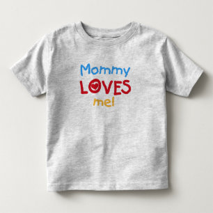 Camiseta Infantil Mamãe me ama