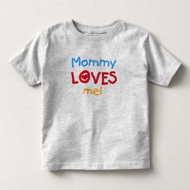 Camiseta Infantil Mamãe me ama (Frente)