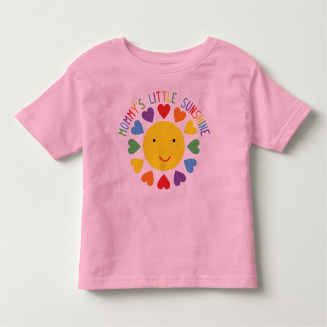 Camiseta Infantil Mamãe Pequeno Sol (Frente)