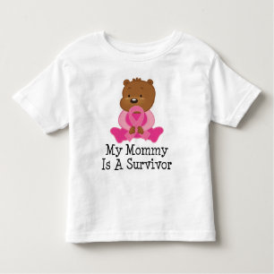Camiseta Infantil Mamães do sobrevivente do cancro da mama