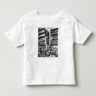 Camiseta Infantil Mamãs nos catacombs de Palermo, Italia