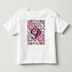 Camiseta Infantil Mandala de Cores do Orgulho com Monograma - Geomét