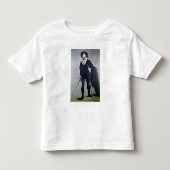 Camiseta Infantil Manet | Jean Baptiste Faure como Hamlet, 1877 (Frente)