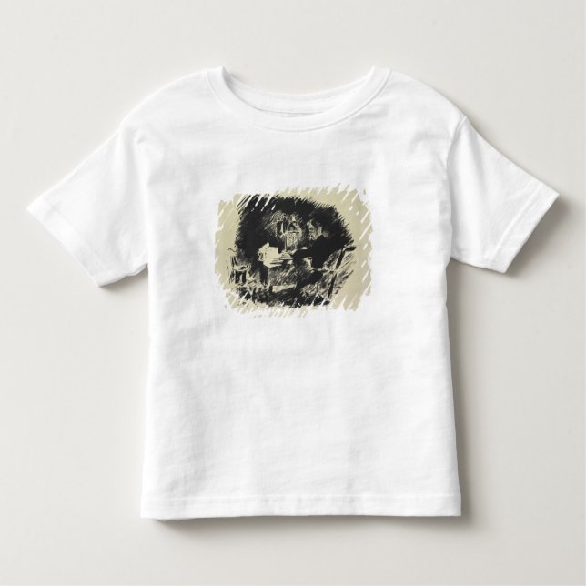 Camiseta Infantil Manet | Le Corbeau, 1875 (Frente)