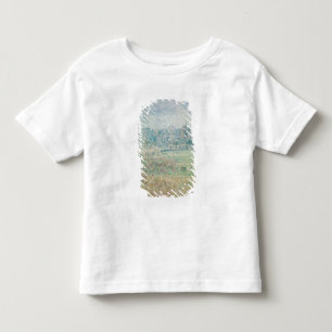 Camiseta Infantil Manhã do outono de Camille Pissarro , 1892