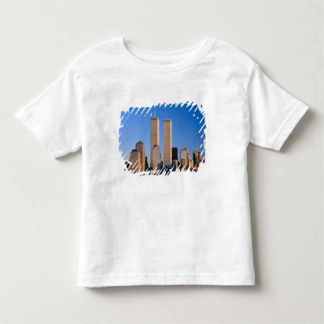 Camiseta Infantil Manhattan Skyline e Hudson River, Nova York, 2 (Frente)