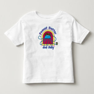 Camiseta Infantil Manteiga de amendoim e medusas