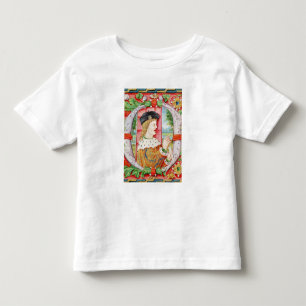 Camiseta Infantil Manuel mim "o afortunado", rei de Portugal