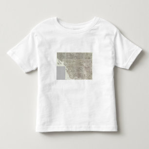 Camiseta Infantil Mapa composto de France 8