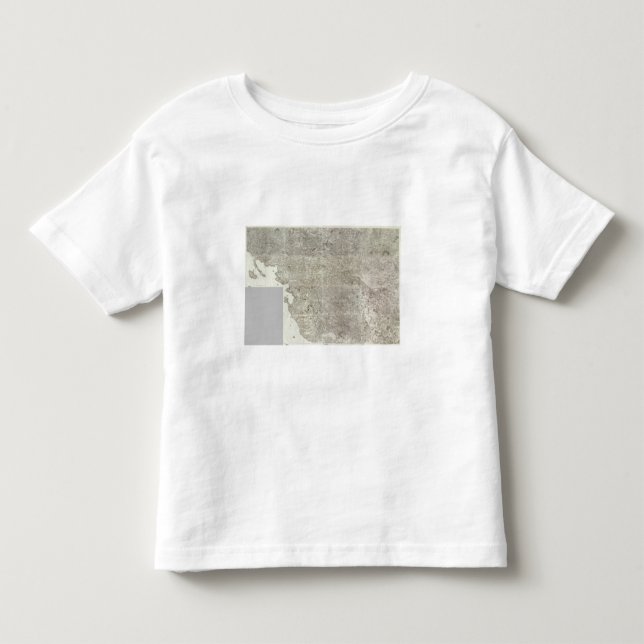 Camiseta Infantil Mapa composto de France 8 (Frente)