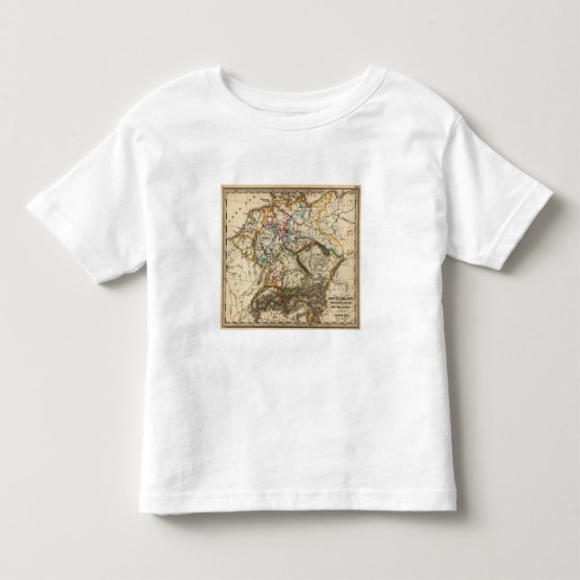 Camiseta Infantil Mapa da Europa Oriental (Frente)