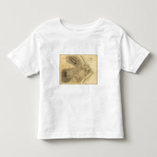Camiseta Infantil Mapa da parte da ilha de Havaí