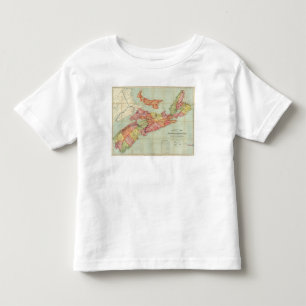 Camiseta Infantil Mapa da Província da Nova Escócia 4 de Mackinlay