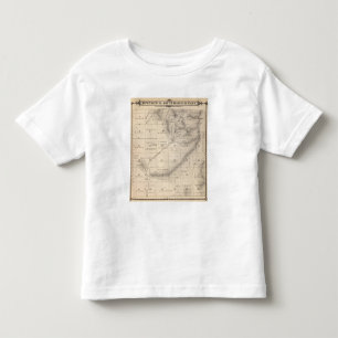Camiseta Infantil Mapa da seção de T15S R25E Tulare County