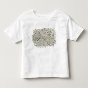 Camiseta Infantil Mapa das descobertas novas