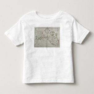 Camiseta Infantil Mapa das descobertas novas