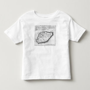 Camiseta Infantil Mapa de Barbados
