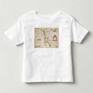 Camiseta Infantil Mapa de Bélgica e de Nova Inglaterra novas, bar.