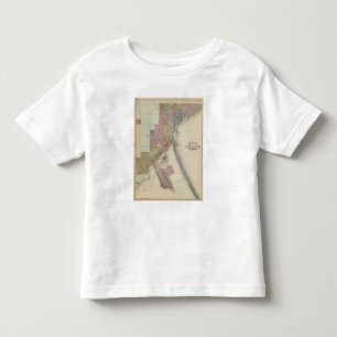 Camiseta Infantil Mapa de Duluth, o Condado de St. Louis, Minnesota
