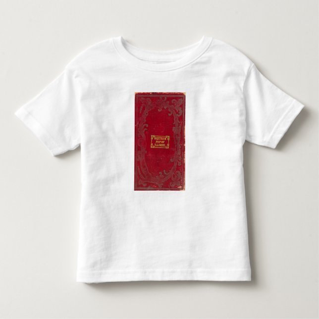 Camiseta Infantil Mapa de Illinois (Frente)
