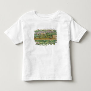 Camiseta Infantil Mapa de Lisboa, e Cascais, 'de Civitates Orbis