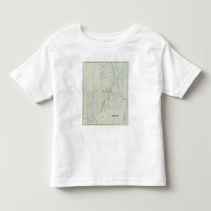 Camiseta Infantil Mapa de Manasquan, New-jersey