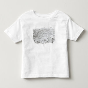 Camiseta Infantil Mapa de Palestina, de um Hagadá do Passover